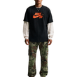 Camiseta Masculina Nike SB Logo Preto Laranja PRETO-CV7539-014- -2-